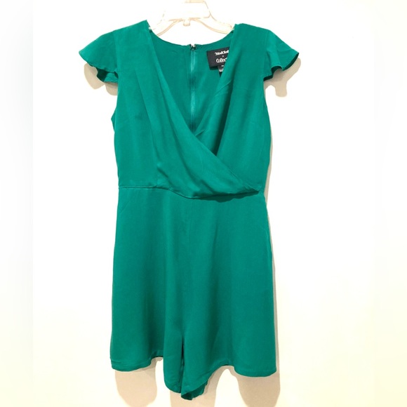ModCloth X Collectif On Island Time Romper, Size 6, Green - Picture 2 of 13